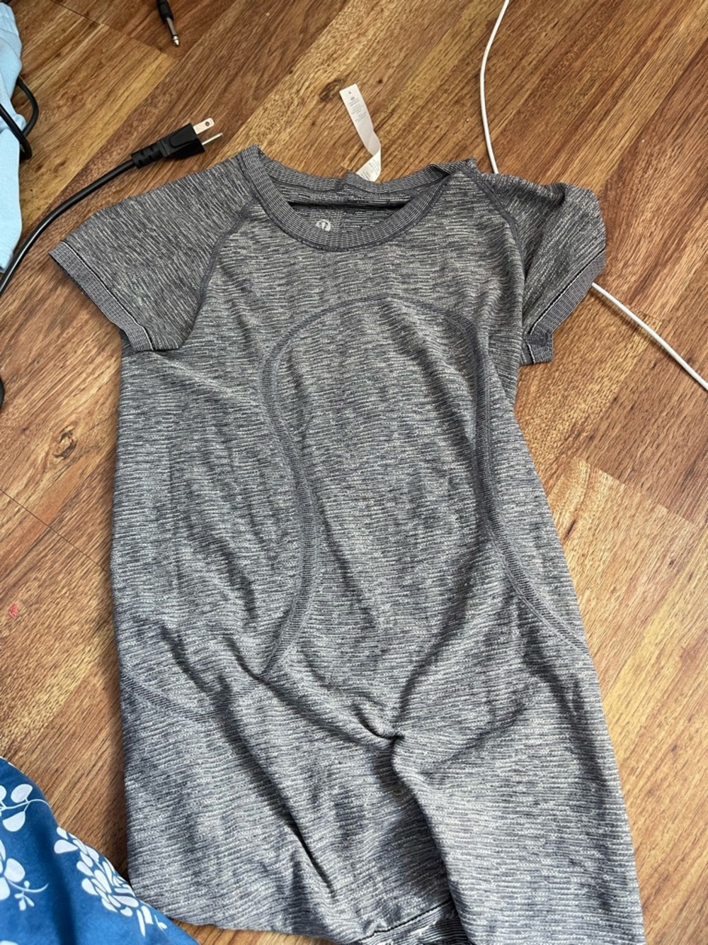 lululemon athletica Heathered Gray Workout Tank